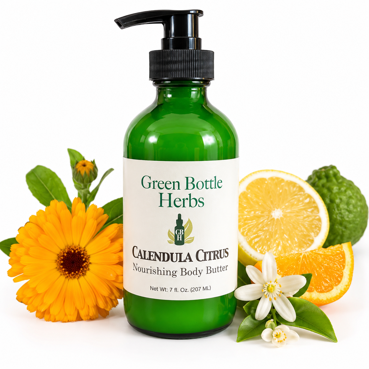 Calendula Citrus Nourishing Body Butter-Glass Pump Edition