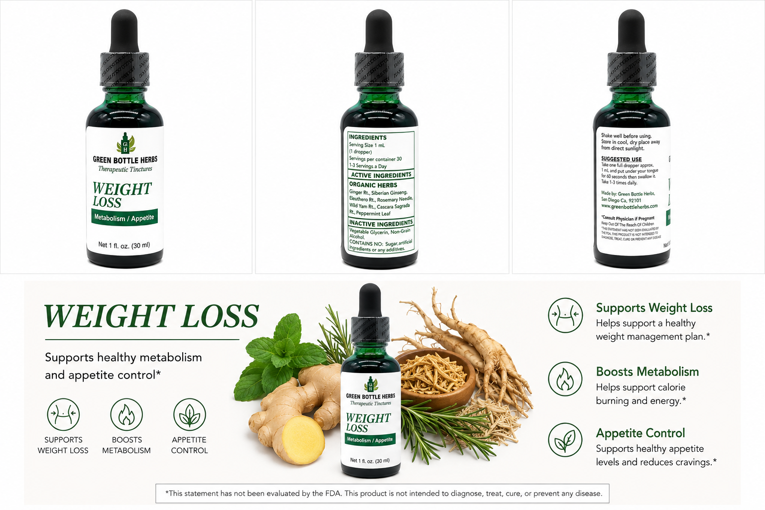 Weight Support Tincture/Herbal Extract