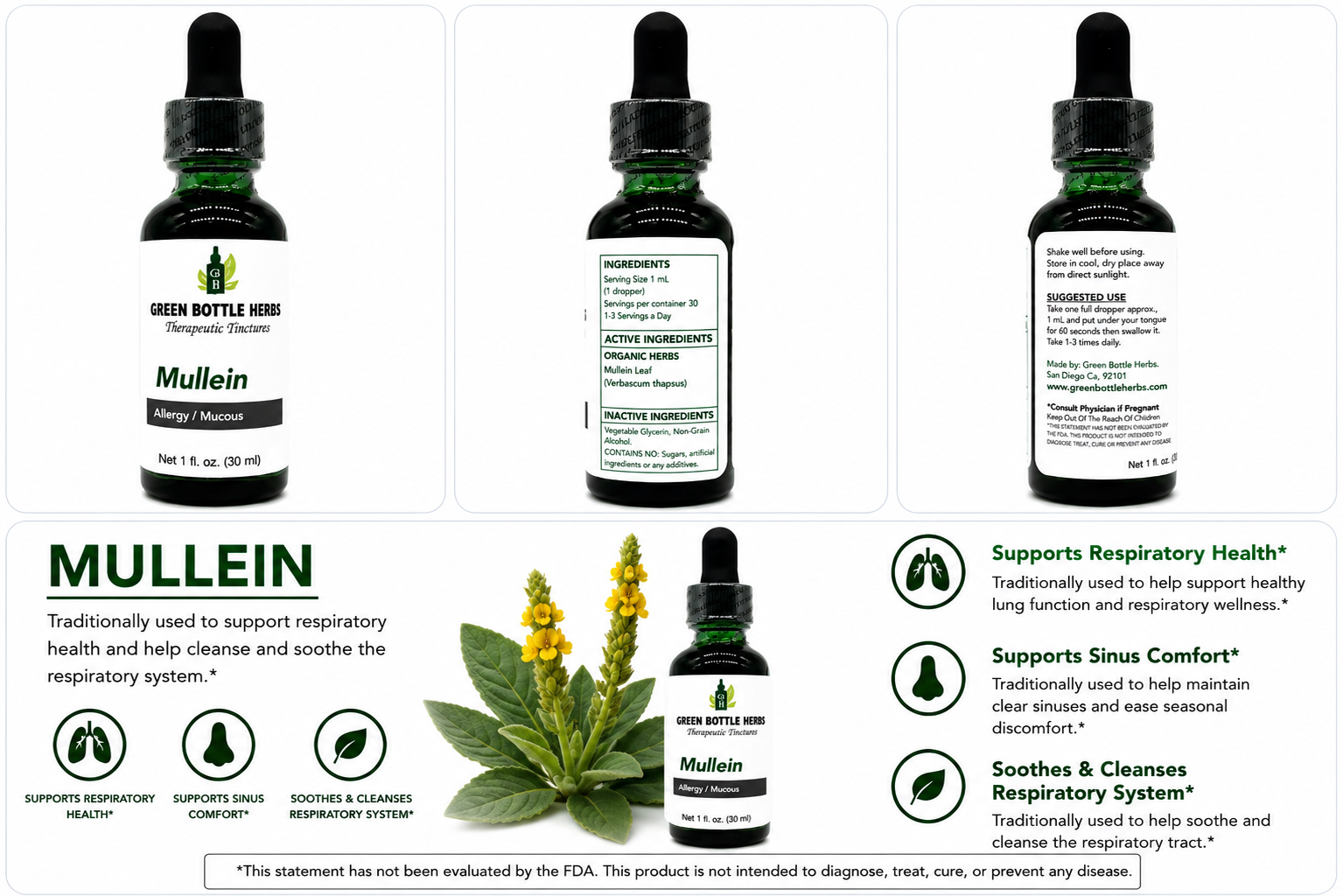Mullein Tincture/Herbal Extract