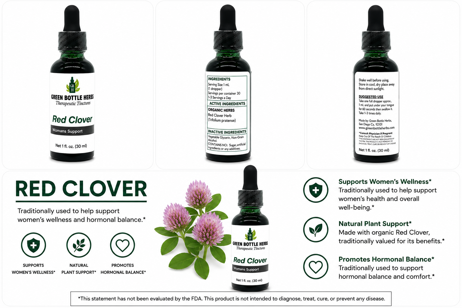 Red Clover Tincture/Herbal Extract