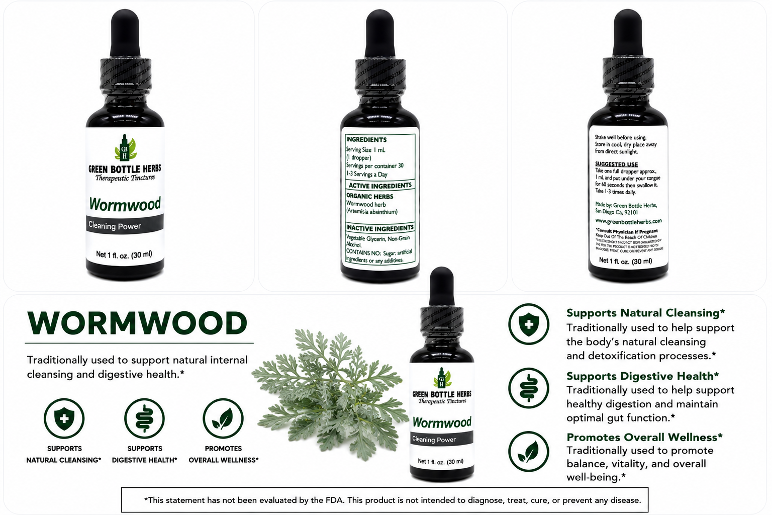 Wormwood Tincture/Herbal Extract
