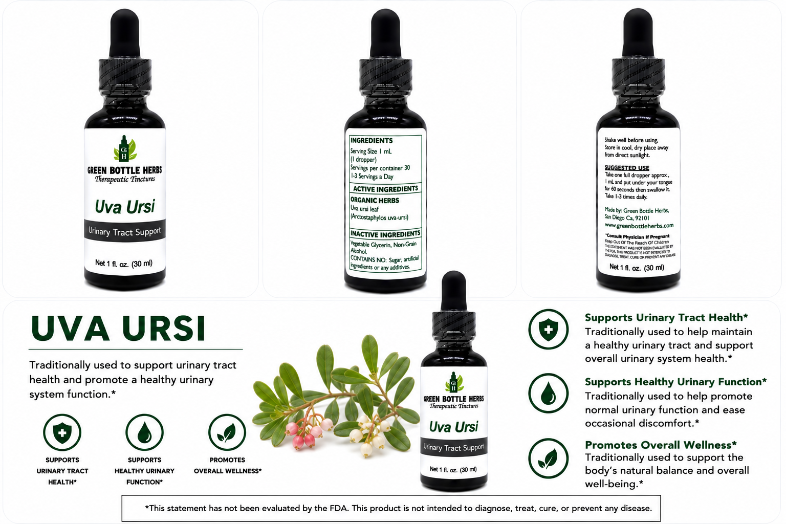Uva Ursi Tincture/Herbal Extract