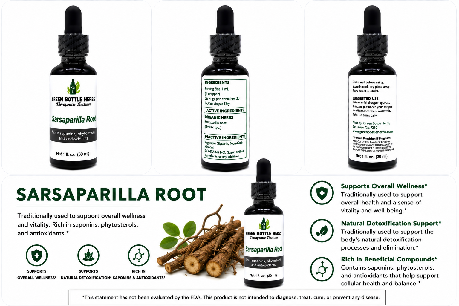 Sarsaparilla Tincture/Herbal Extract