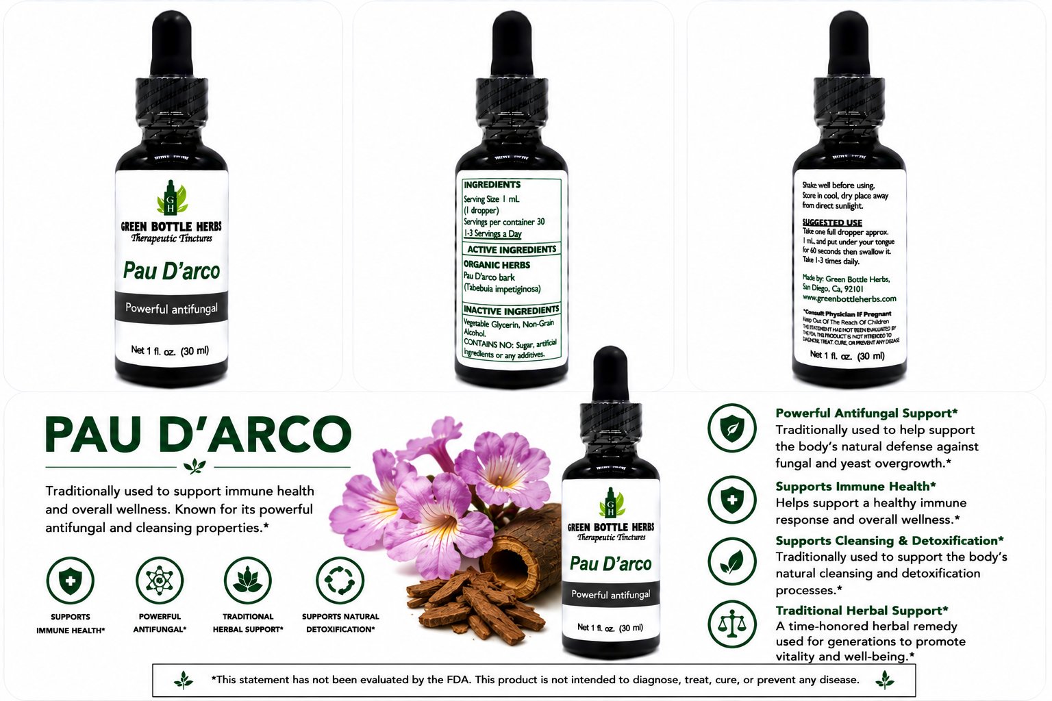 Pau D'arco Tincture/Herbal Extract