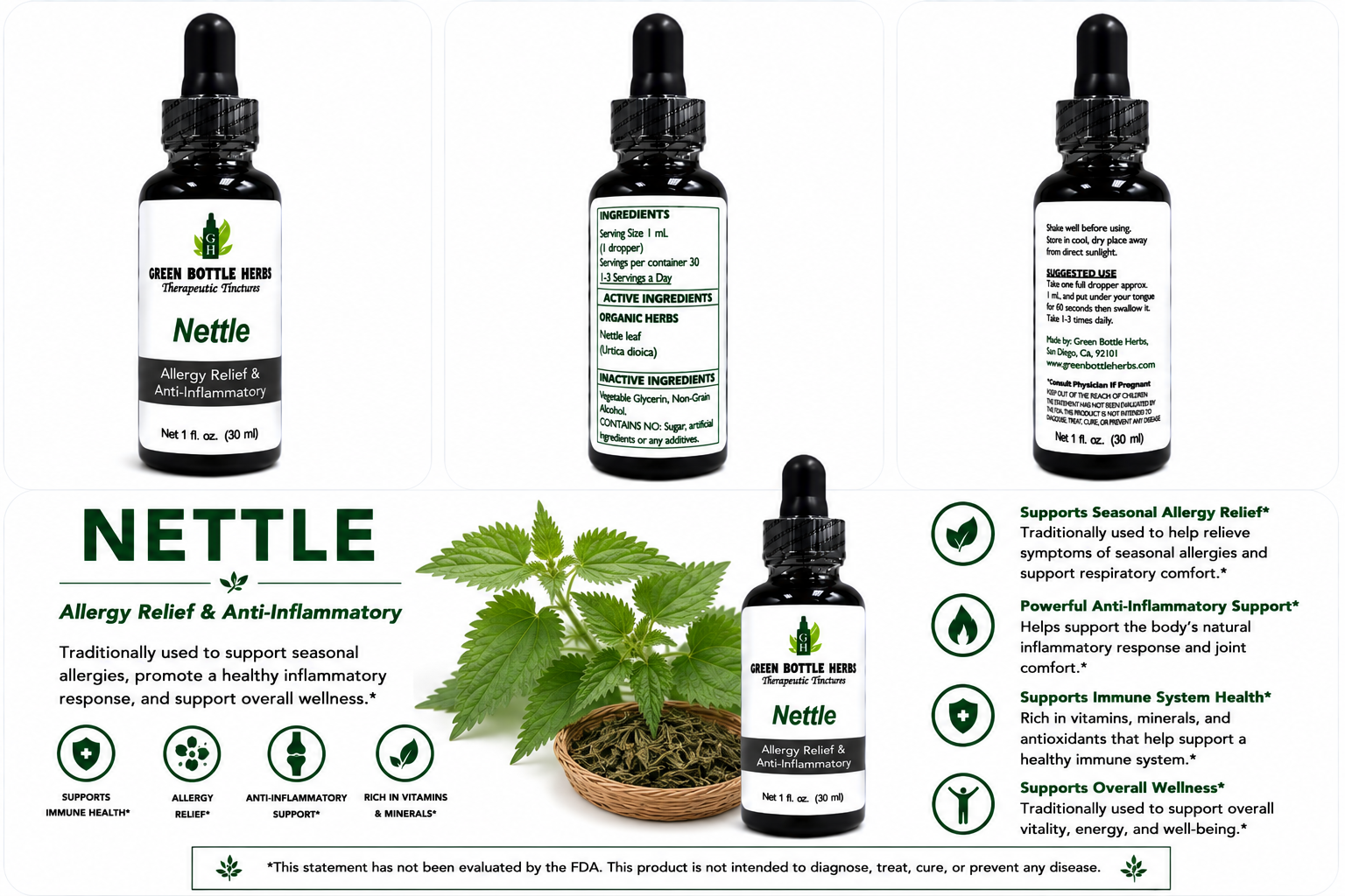 Nettle Tincture/Herbal Extract