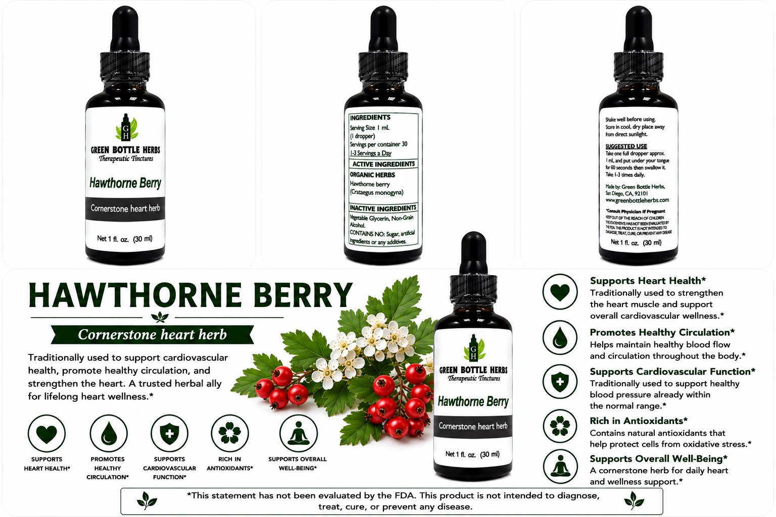 Hawthorne Tincture/Herbal Extract