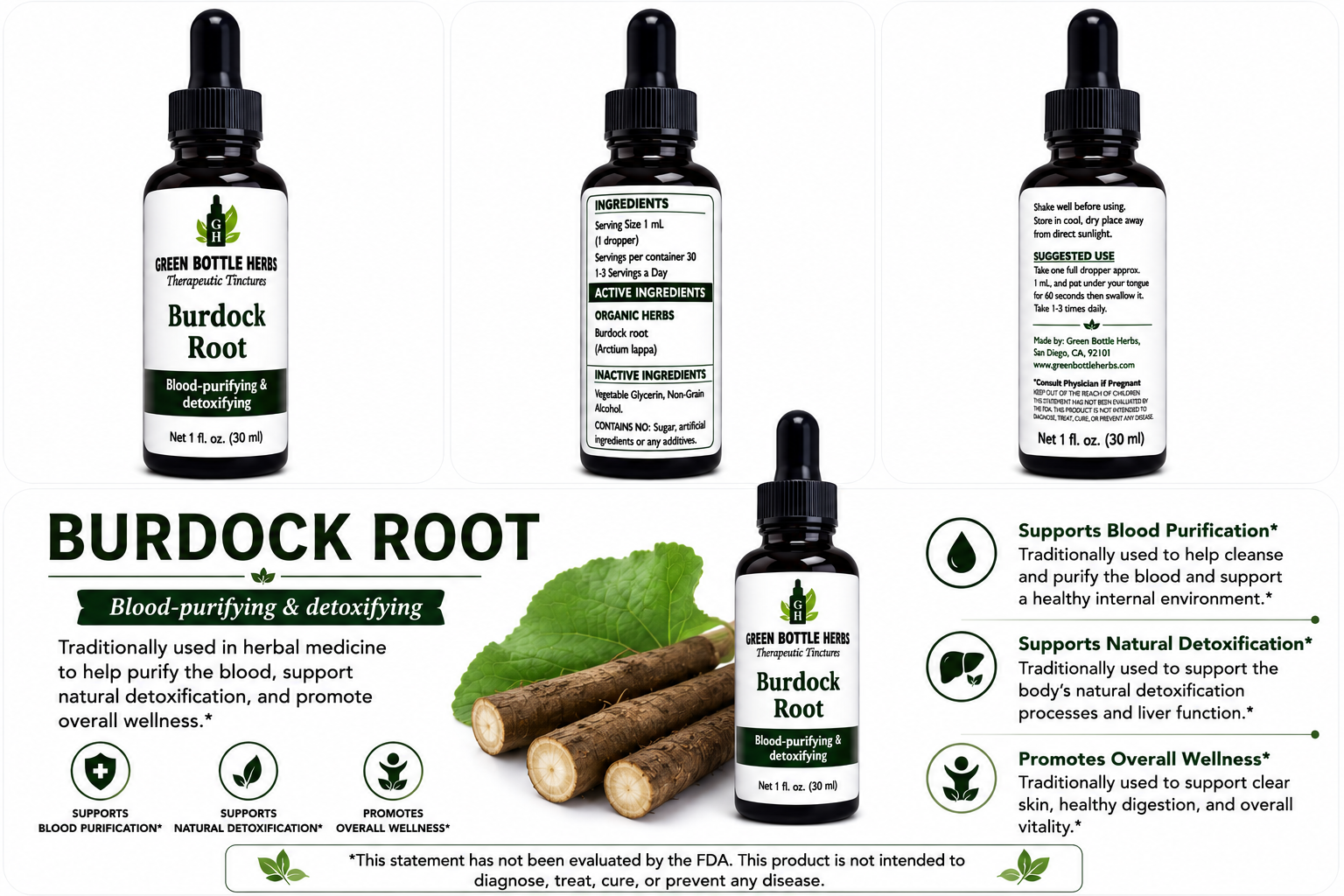 Burdock Tincture/Herbal Extract