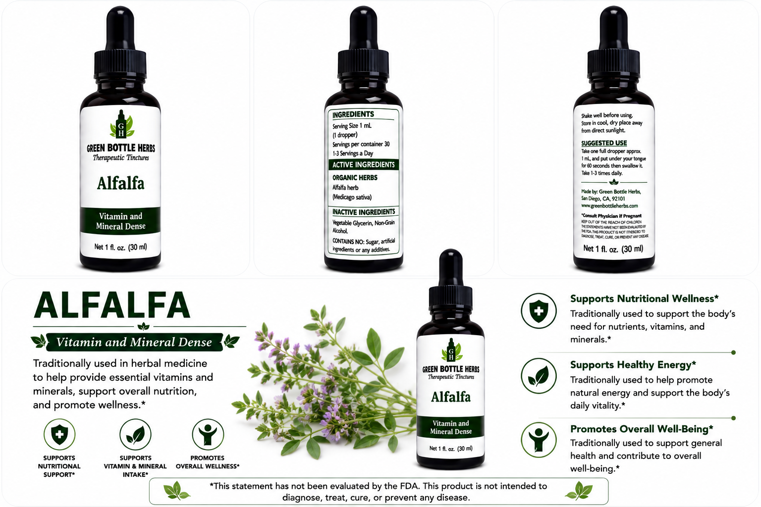 Alfalfa Tincture/Herbal Extract