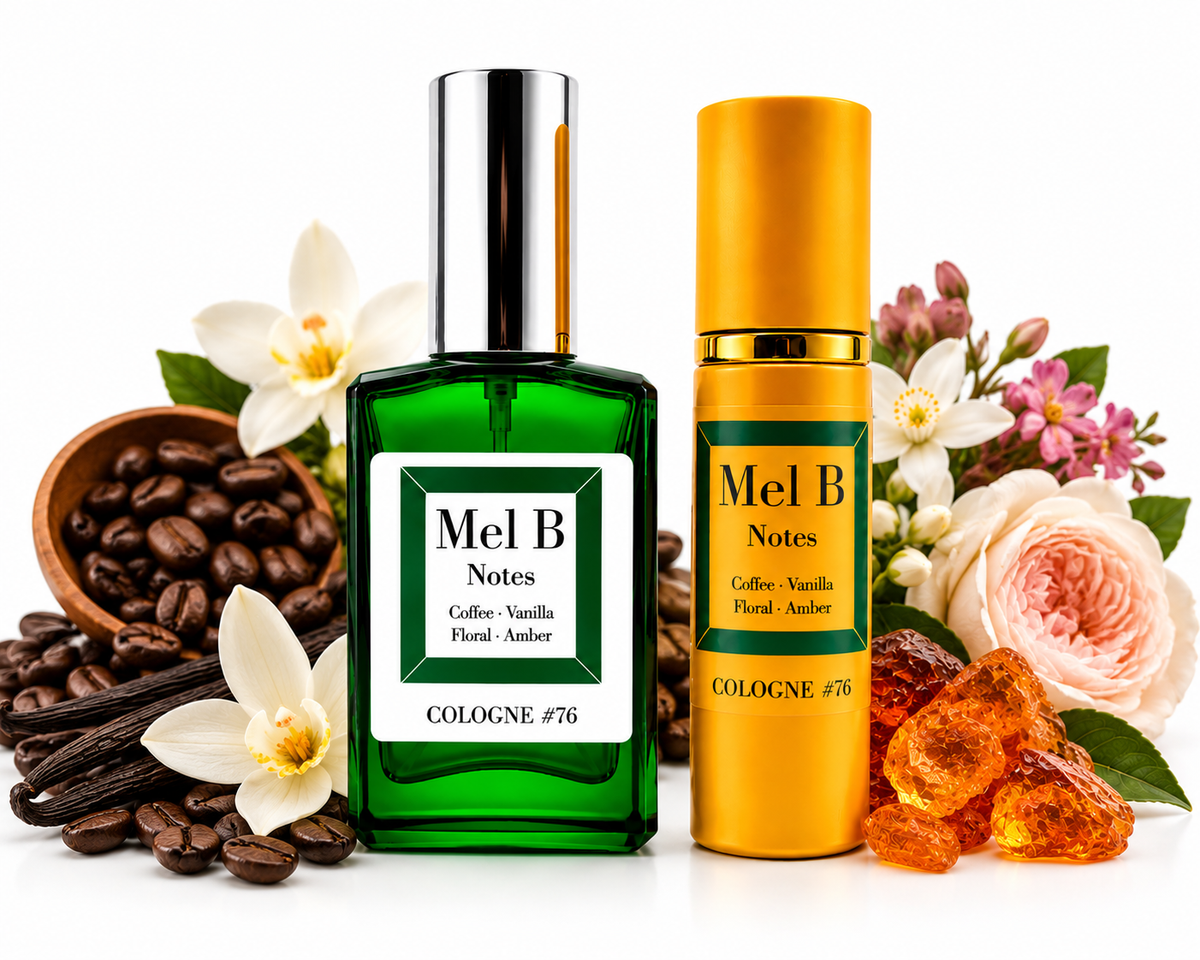 Cologne #76  Coffee-Vanilla-Floral-Amber