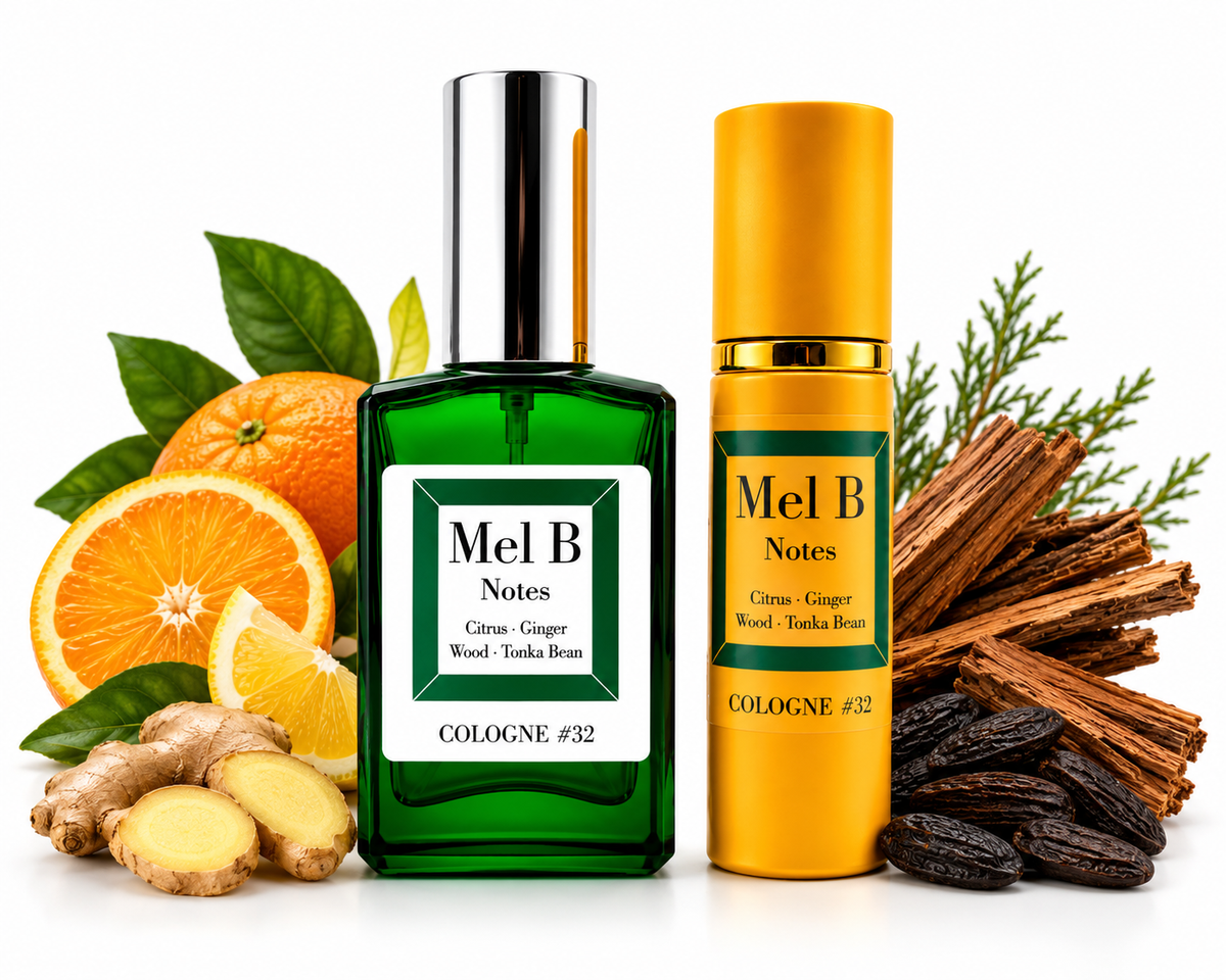 Cologne #32  Citrus-Ginger-Wood-Tonka Bean