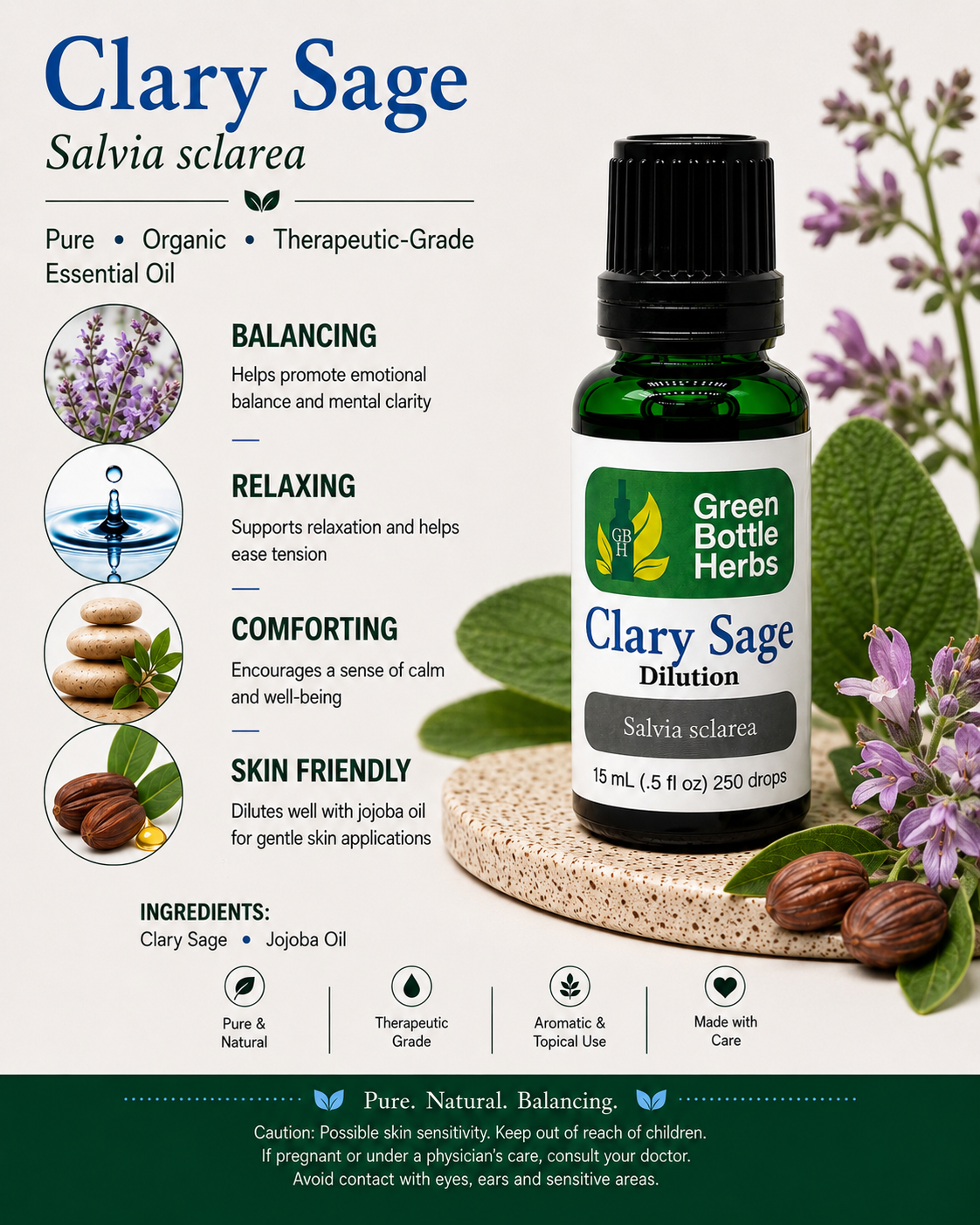 Clary Sage Essential Oil Dilution
