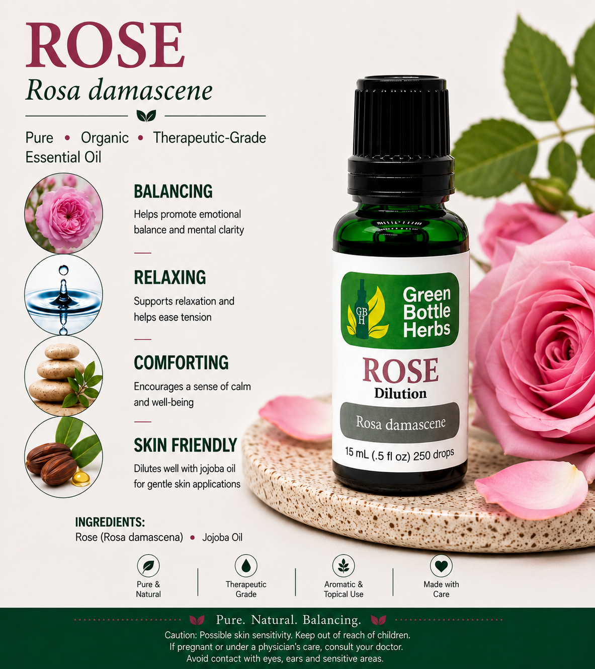 Rose Essential Oil Dilution