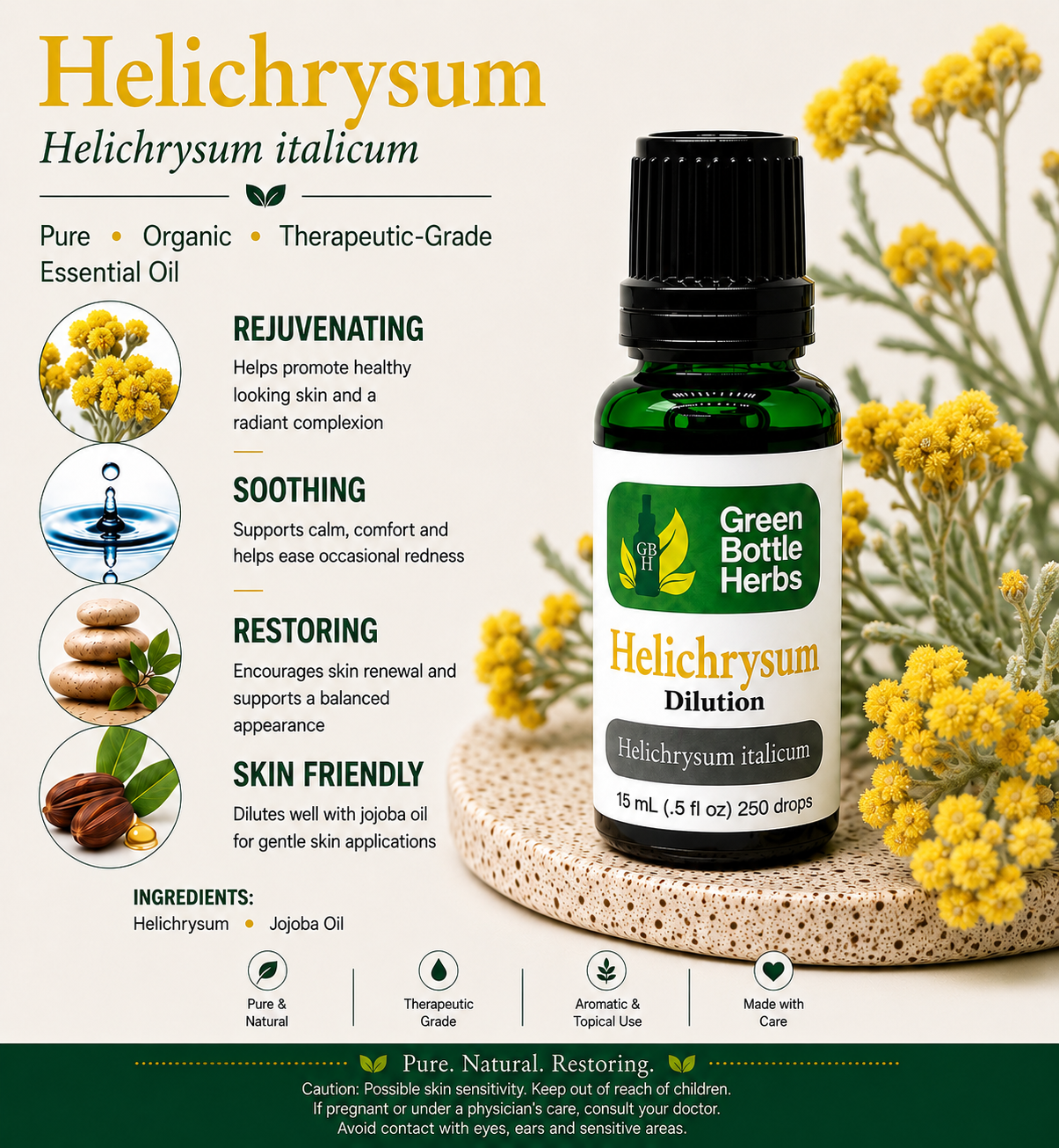 Helichrysum Essential Oil Dilution
