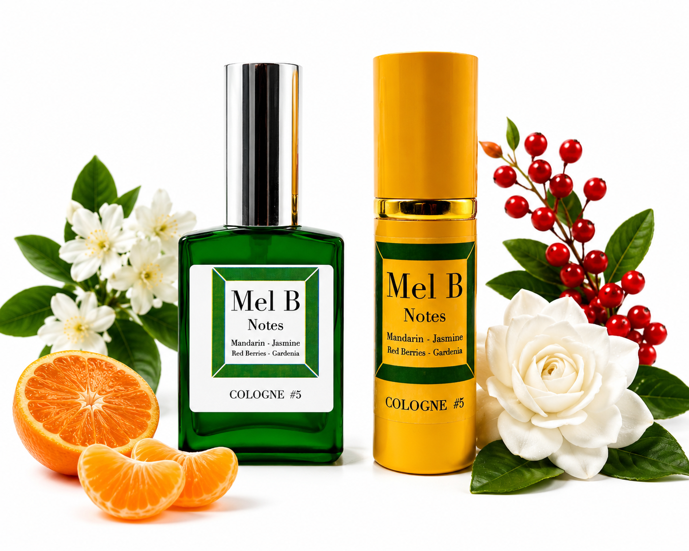 Cologne #5 Mandarin-Jasmine-Red Berries-Gardenia