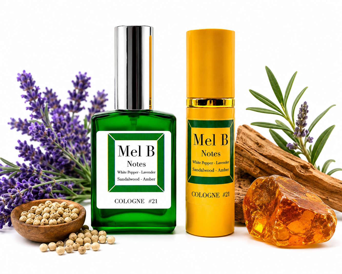 Cologne #21 White Pepper-Lavender-Sandalwood-Amber