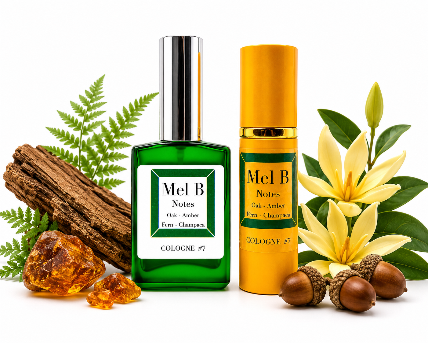 Cologne #7 Oak-Amber-Fern-Champaca