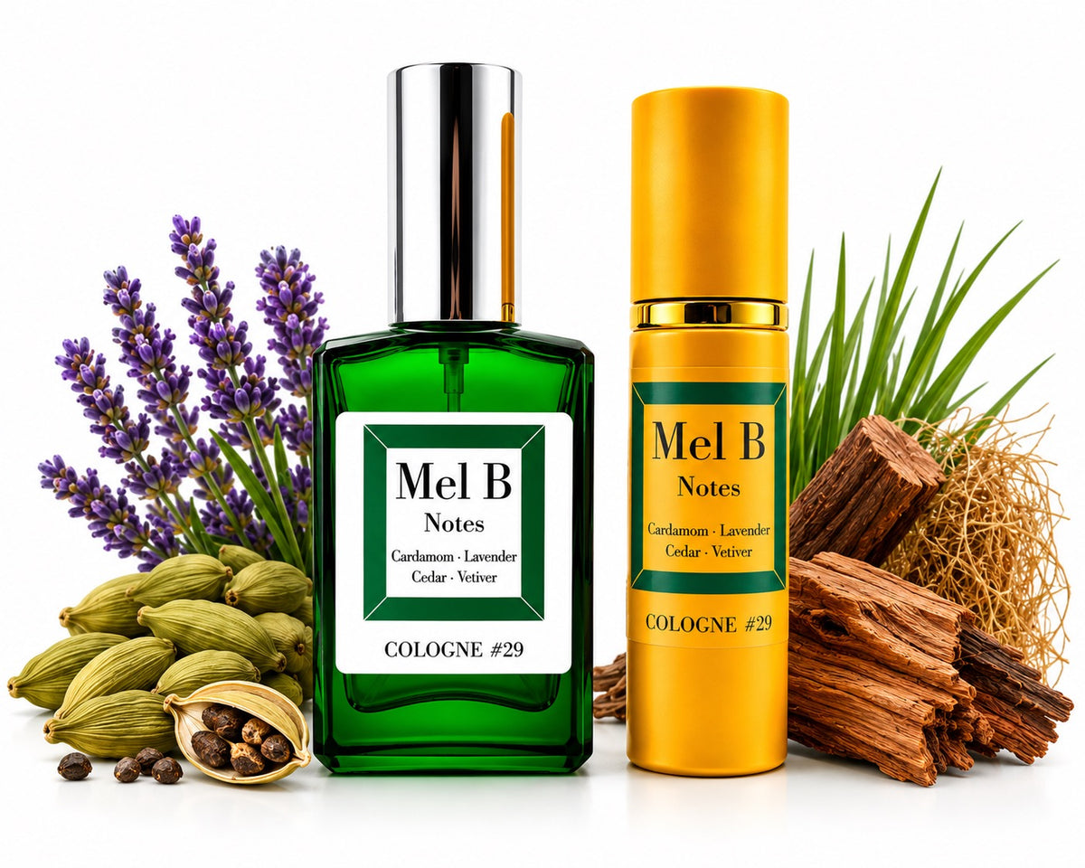 Cologne #29  Cardamom-Lavender-Cedar-Vetiver